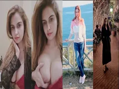 Beautiful pakistani gf showing her nude pink nipples mms video
