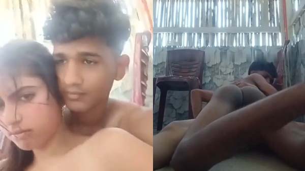 Beautiful sexy village girl with her boyfriend fucking xxx video